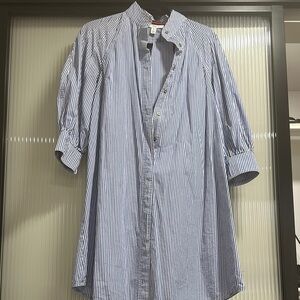 1901 women’s Blue Striped dress